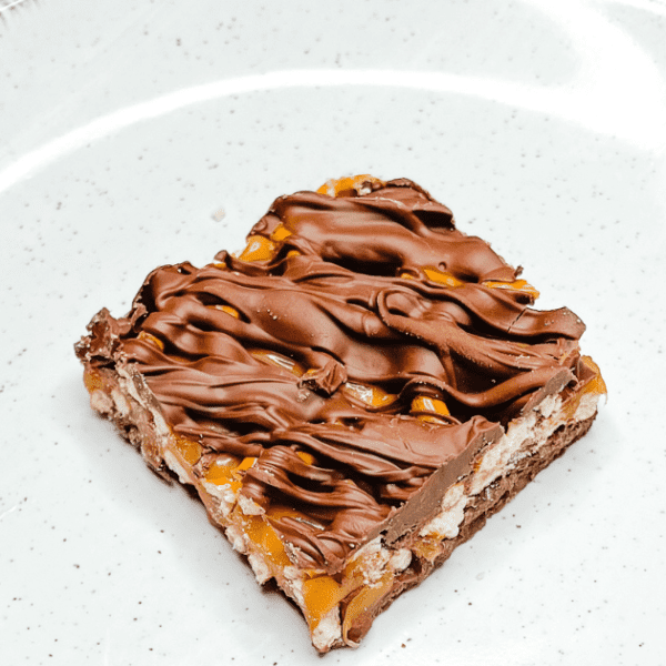 Chocolate Caramel Pretzel Bars