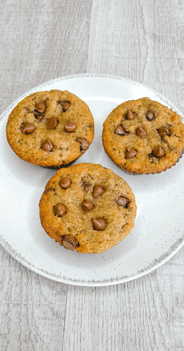 Chocolate Chip Banana Muffins